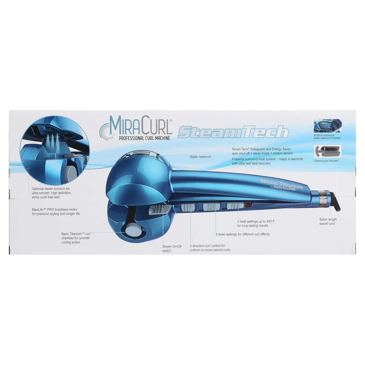 BaBylissPro Nano Titanium MiraCurl Curling Iron