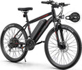 TotGuard 27.5" Electric Bike for Adults 500W Ebike, Adult Electric Bicycles Electric Mountain Bike with 48V 10Ah Removable Lithium Battery,Shimano 21S Gears,Lockable Suspension Fork
