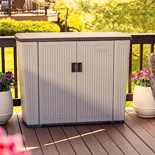 Suncast Backyard Outdoor Storage Peppercorn