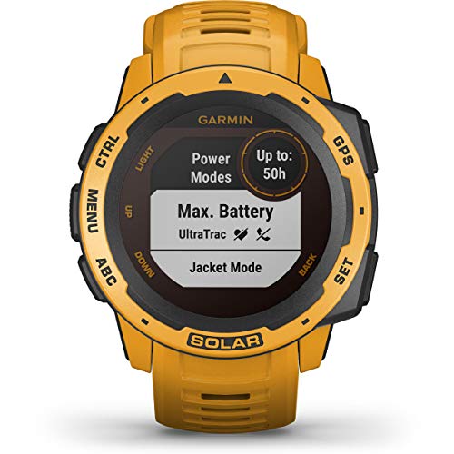 Garmin Instinct Solar Powered Smartwatch Monitoring