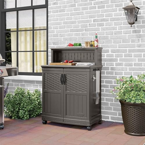 Suncast Plastic Storage Station Decorative