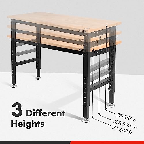 WORKPRO Adjustable Workbench Heavy Duty Workstation