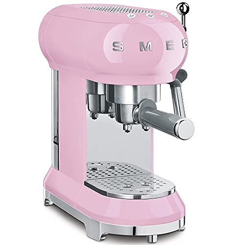 Smeg ECF01PKUS Espresso Machine Pink