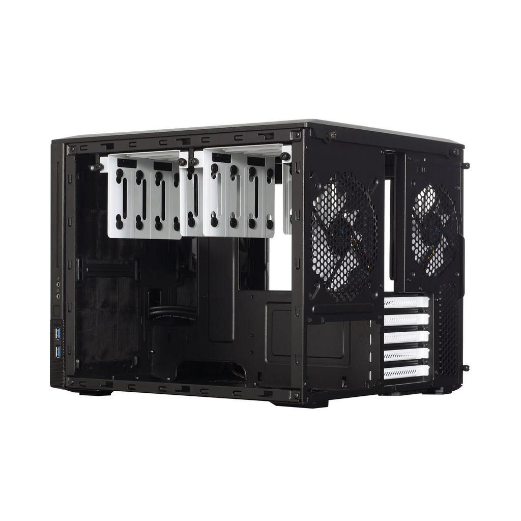 Fractal Design Node 804 Black Window Aluminum/Steel Micro ATX  Cube Computer Case