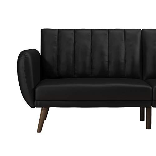 Novogratz Brittany Futon Convertible Leather