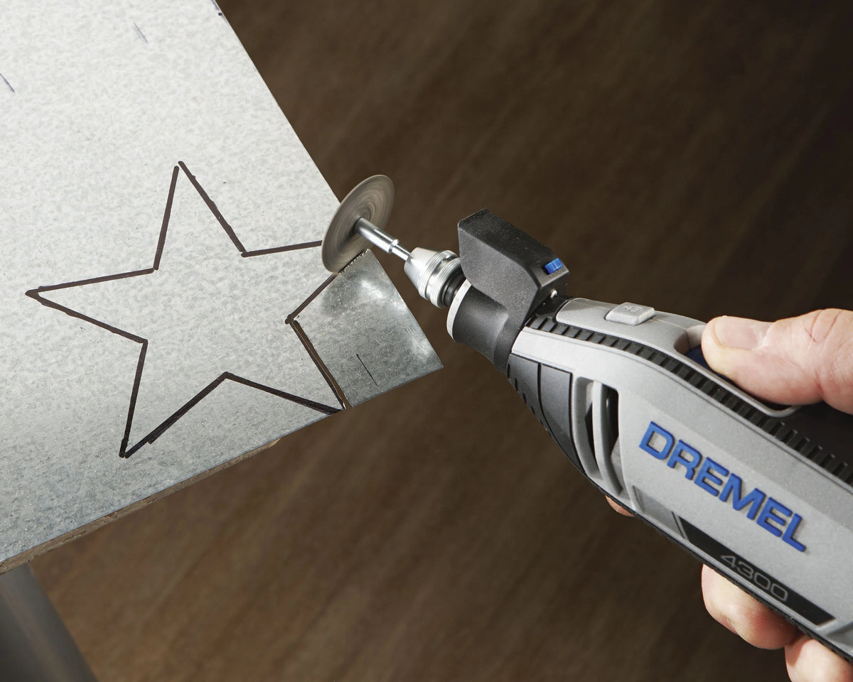 Dremel 4300-9/64 Corded Variable Speed Rotary Tool Kit with Flex Shaft and Hard Storage Case, High Power & Performance, Variable Speed - Engraver, Etcher, Sander, and Polisher