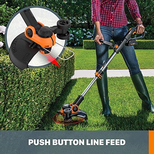 WORX WG931 Cordless Trimmer Blower