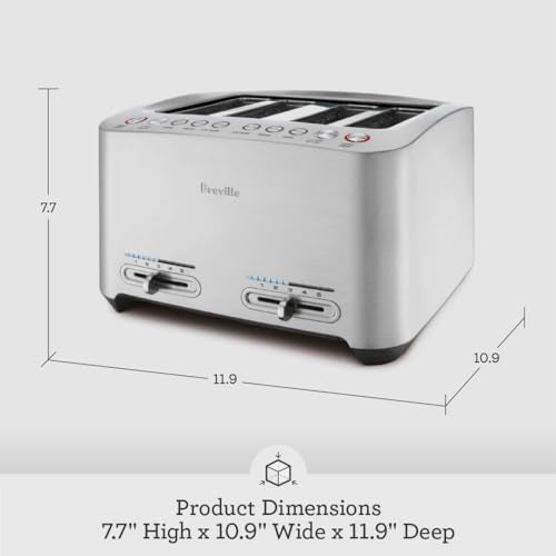 Breville BTA840XL Die Cast 4 Slice Toaster