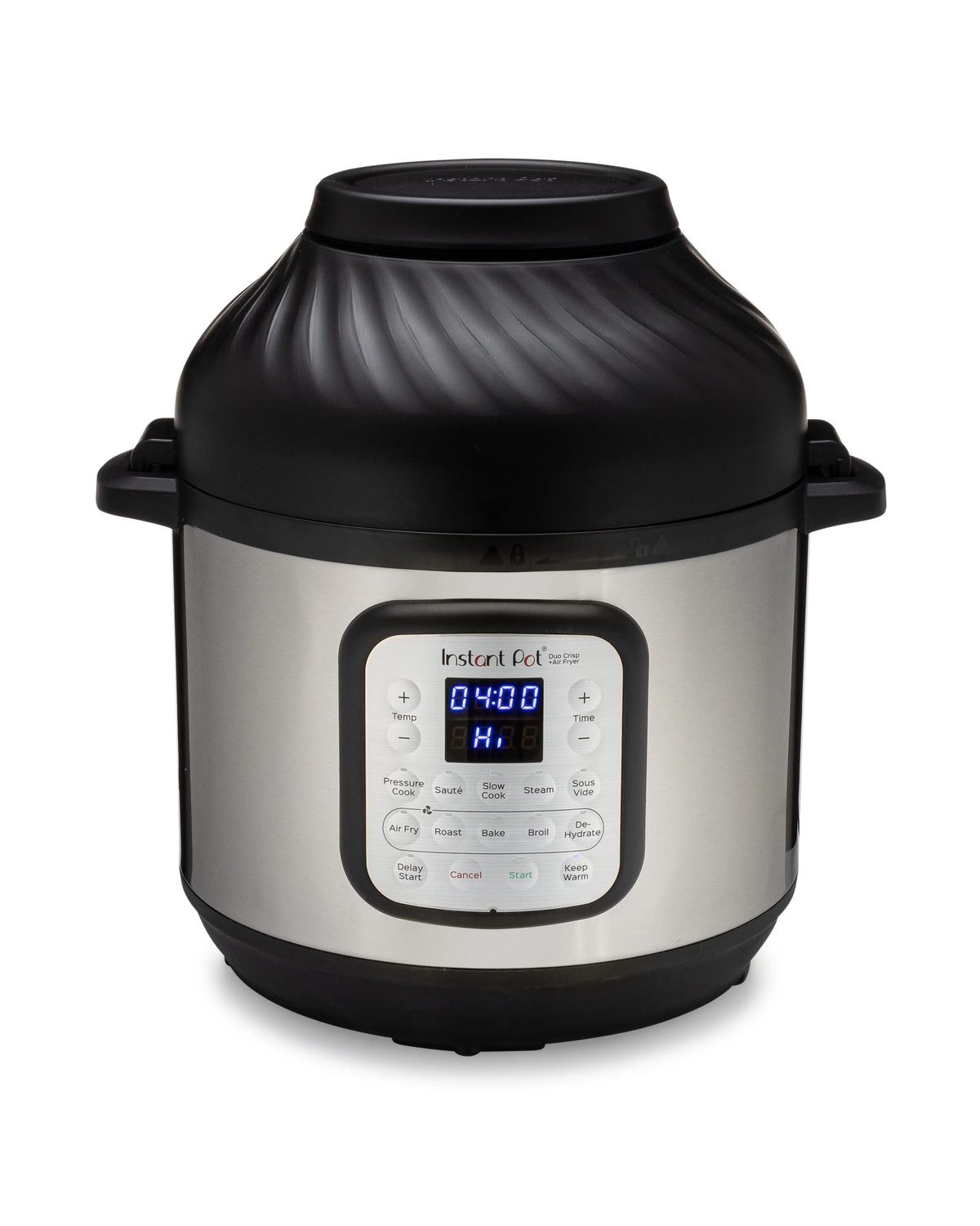 Instant Pot Duo Crisp 11-in-1 Air Fryer and Electric Pressure Cooker Combo with Multicooker Lids that Air Fries, Steams, Slow Cooks, Sautés, Dehydrates and More, Free App With 1900 Recipes, 8 Quart