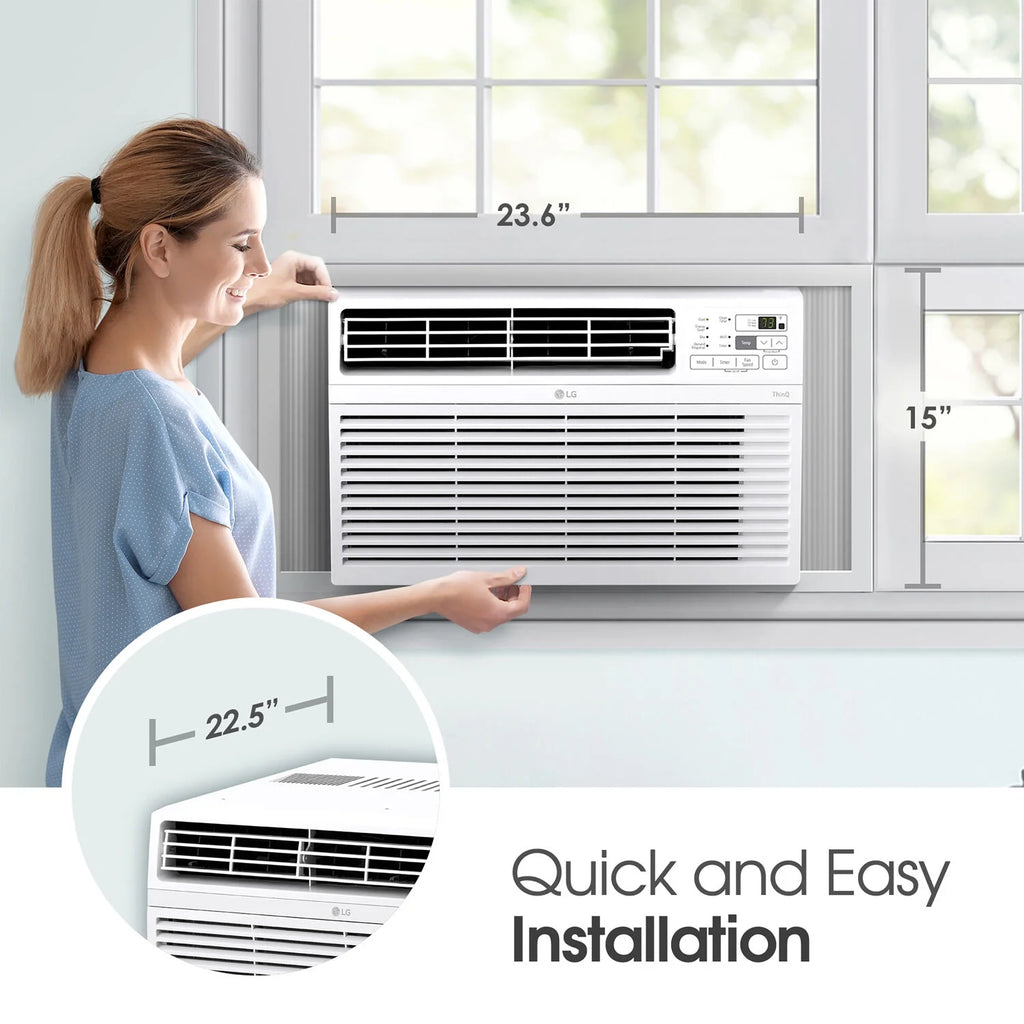 LG New 14,000 BTU 800 Sq ft Window Air Conditioner, LW1424RD