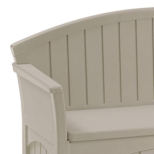 Suncast Gallon Patio Bench Storage