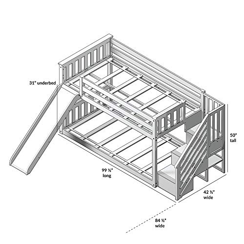 Max Lily Twin Staircase Slide