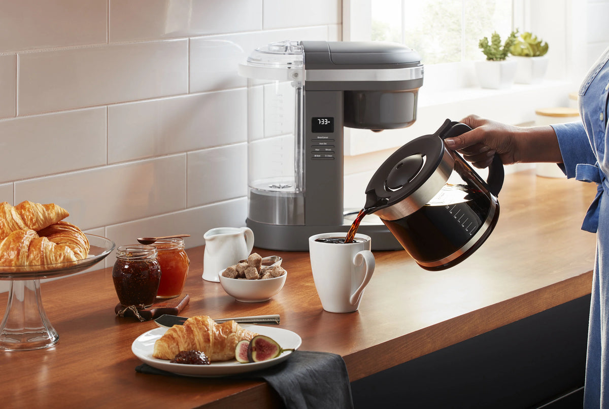 KitchenAid 12 Cup Drip Coffee Maker with Spiral Showerhead - KCM1208