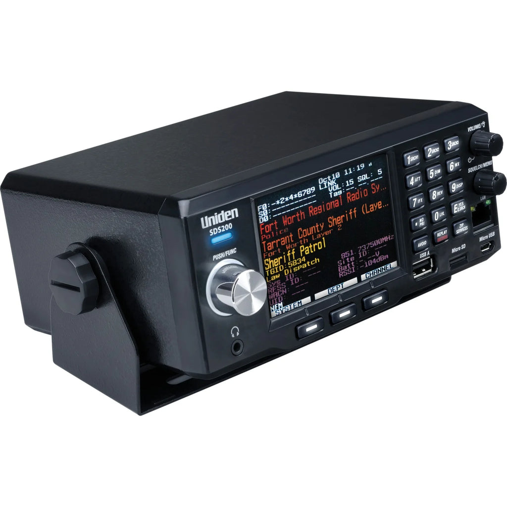 UNIDEN - SDS200 TRUE I/Q BASE OR MOBILE SCANNER FOR IMPROVED DIGITAL PERFORMANCE IN SIMULCAST AREAS & WEAK SIGNAL ENVIRONMENTS