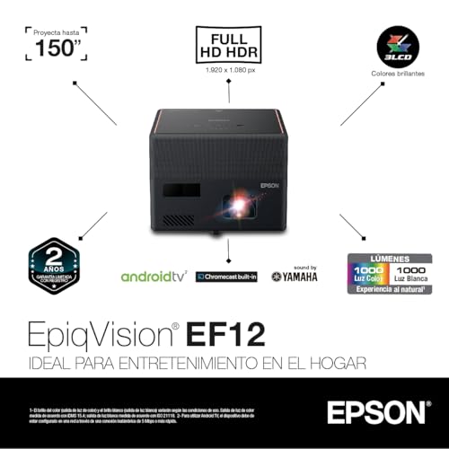 Epson EpiqVision EF12 Streaming Brightness