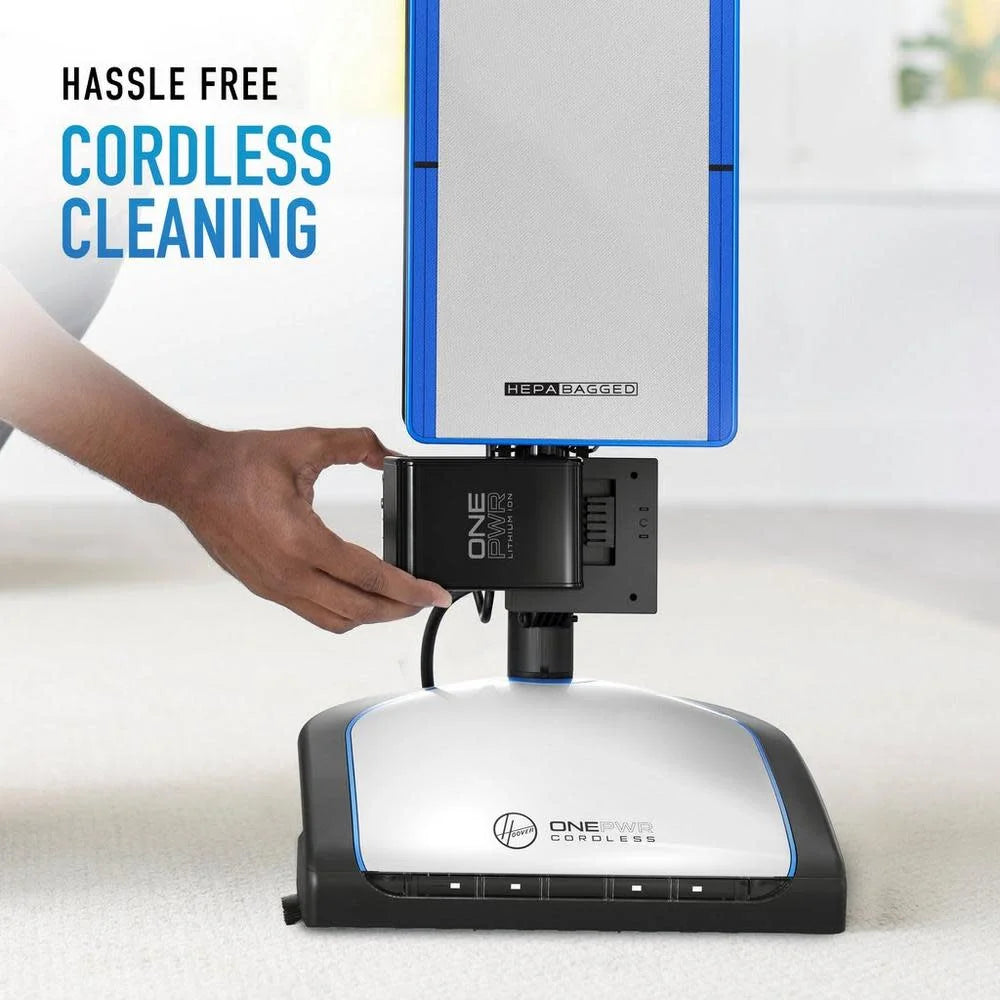 Hoover ONEPWR HEPA Cordless Bagged Upright Vacuum Cleaner, BH55500PC