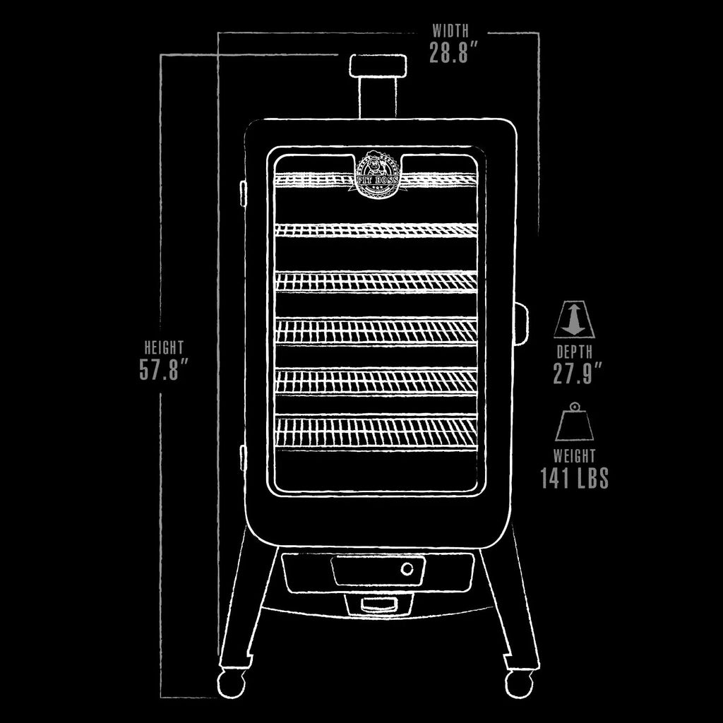 Pit Boss Copperhead 7 Series Vertical Pellet Smoker - PBV7P1