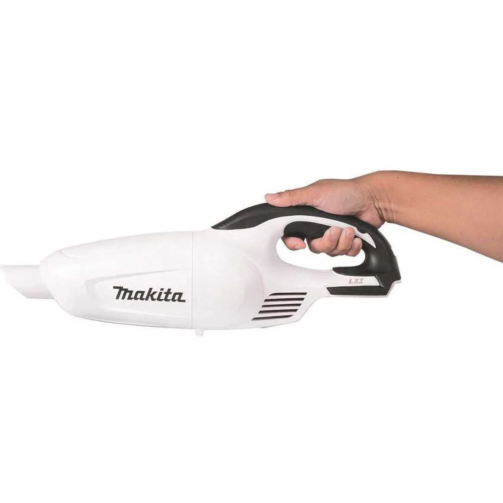 Makita XLC02RB1W LXT Compact Vacuum Kit, 1.3 pt Vacuum, Lithium-Ion Battery White