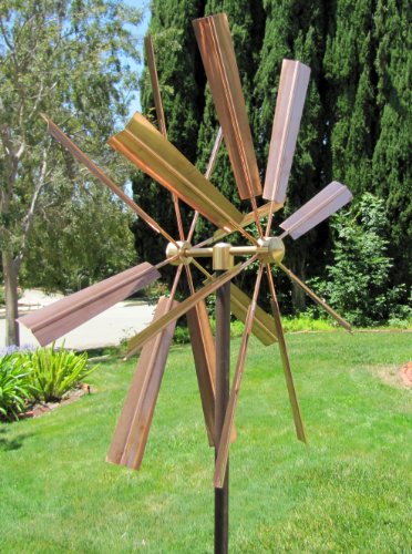Stanwood Wind Sculpture Kinetic Windmill