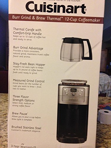 Cuisinart DGB 900BC Thermal Automatic Coffeemaker
