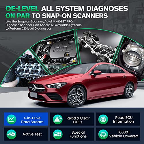 Autel MK808BT Diagnostic Upgraded Supports