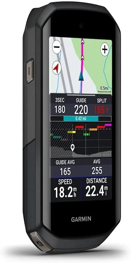 Garmin Edge 1050®, Premium Cycling Computer, Vivid Color Touchscreen Display, Built-in Speaker, Advanced Training and Group Ride Features, Road Hazard Alerts