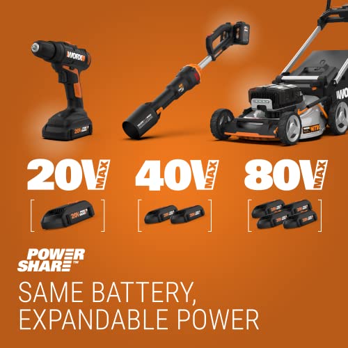 WORX WG931 Cordless Trimmer Blower