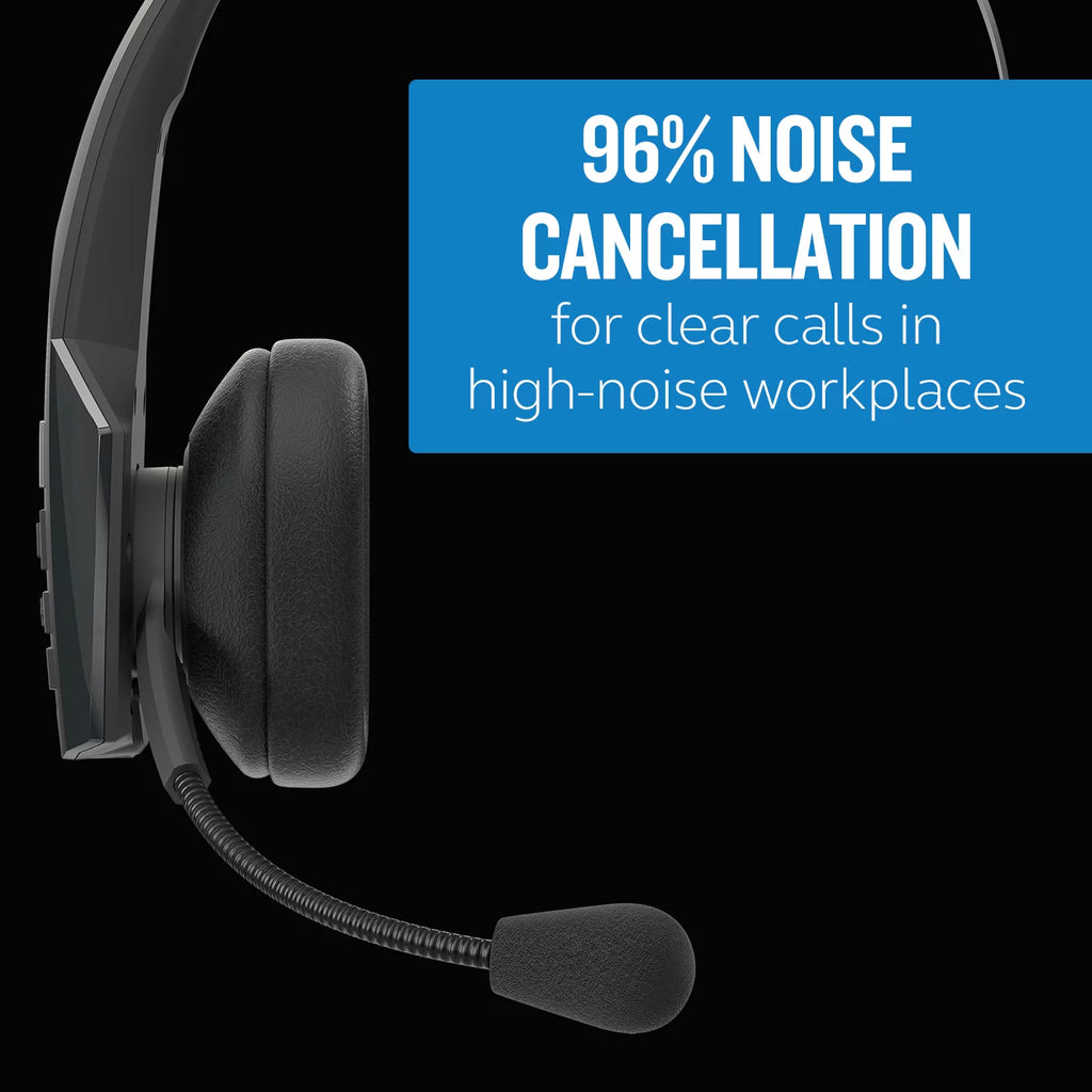 BlueParrott B350-XT Wireless Headset / Music Headphones Black