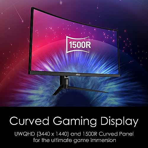 MSI Optix MAG342CQR 1500R Curvature