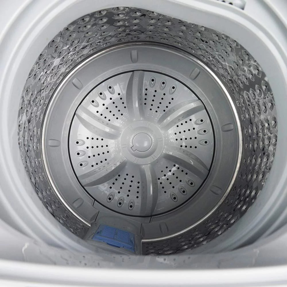 Panda Portable Washing Machine, 1.34 Cu.ft, 10 Wash Programs, 2 built in rollers/casters, Compact Top Load Clothes Washer