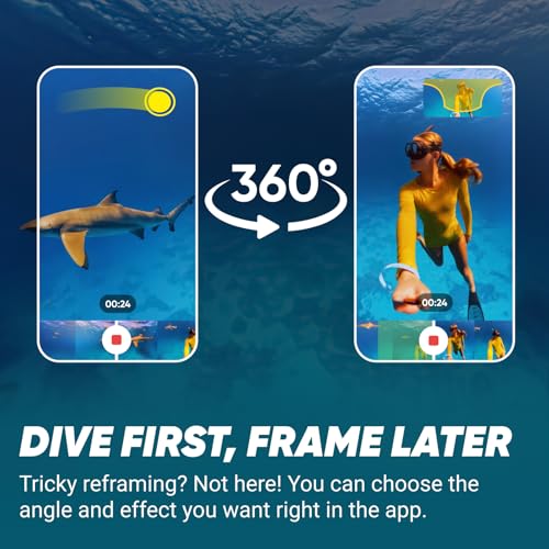 Insta360 Invisible Dive Bundle Stabilization