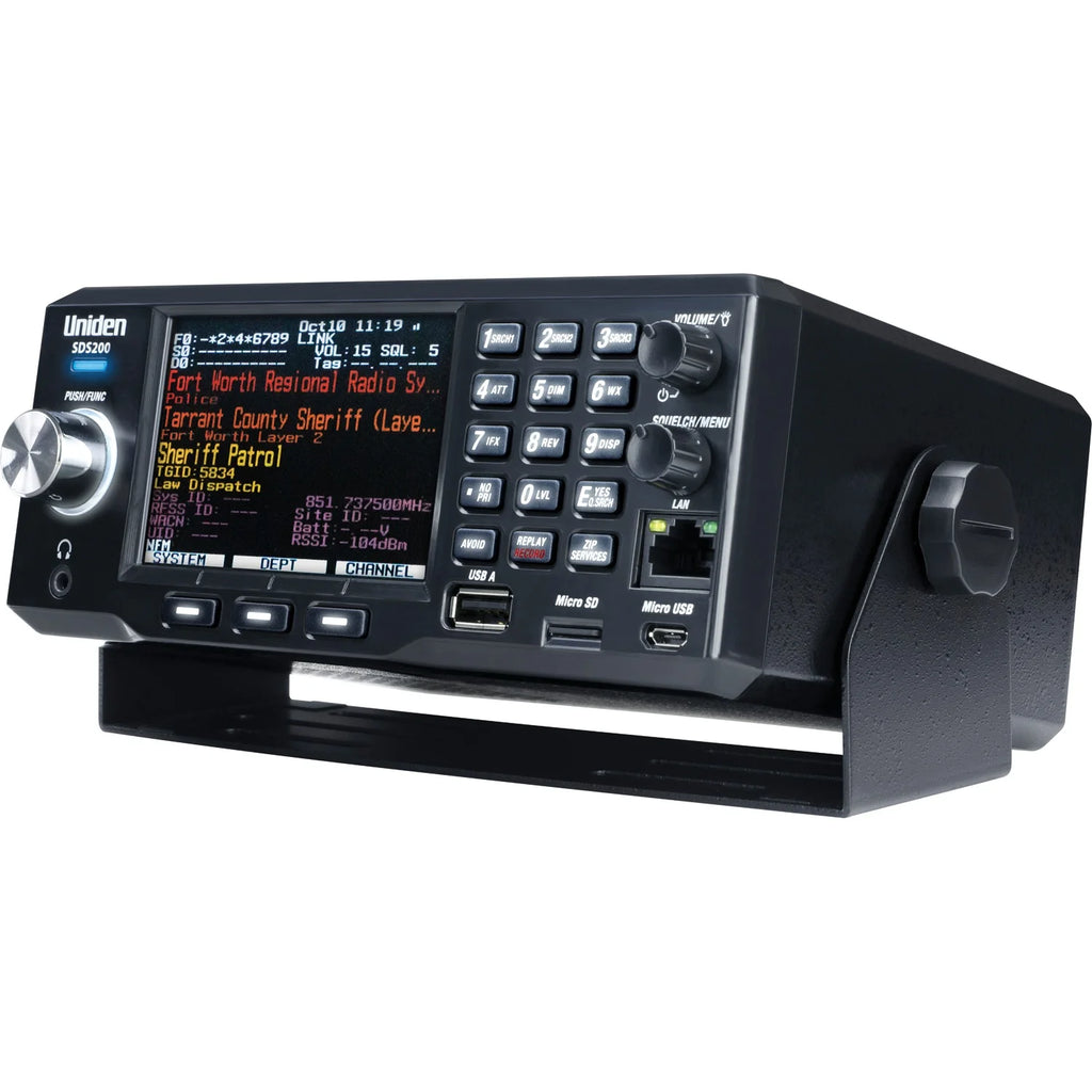 UNIDEN - SDS200 TRUE I/Q BASE OR MOBILE SCANNER FOR IMPROVED DIGITAL PERFORMANCE IN SIMULCAST AREAS & WEAK SIGNAL ENVIRONMENTS