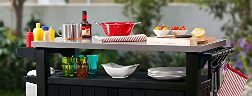 Keter Outdoor Entertainment Storage Graphite