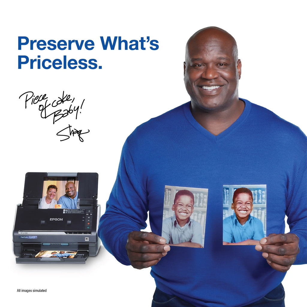 Epson FastFoto FF-680W Wireless High-speed Photo and Document Scanning System