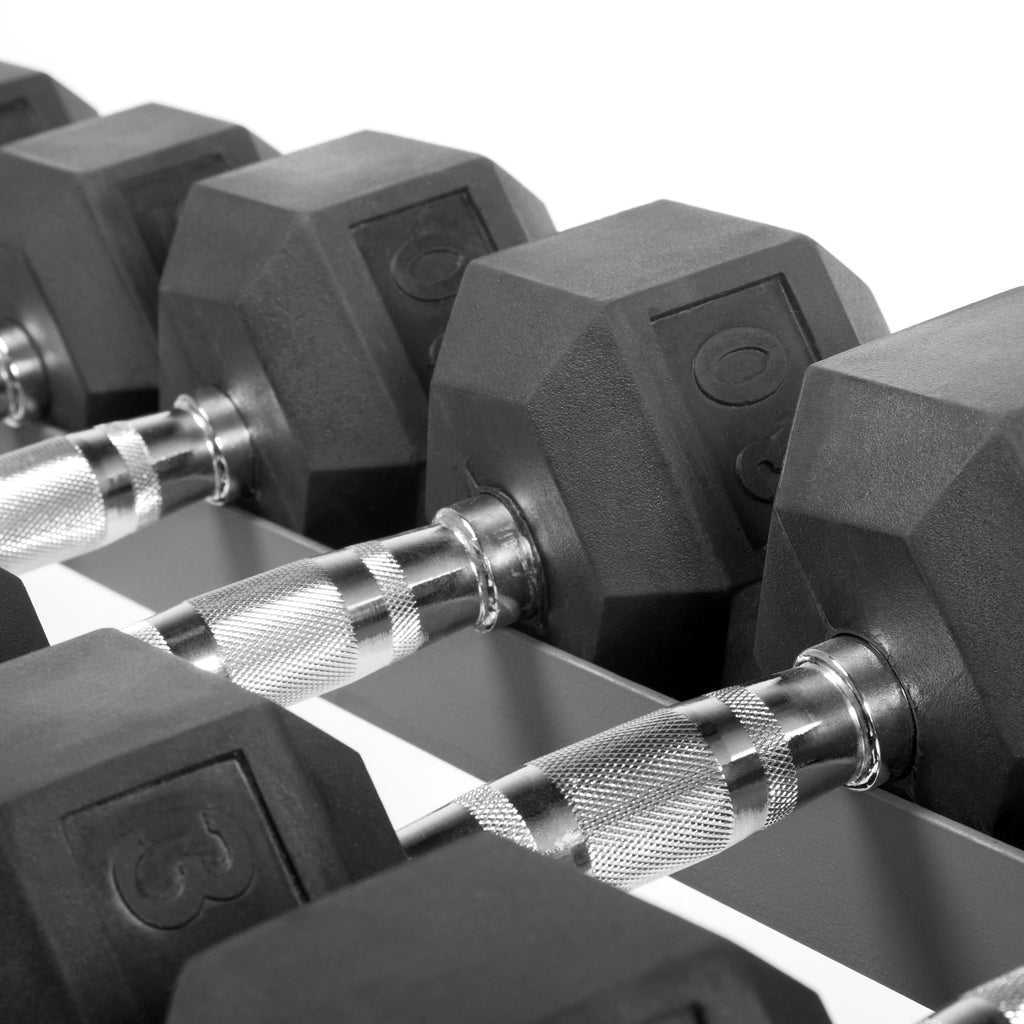 XMark's Two Tier Heavy Duty Steel Dumbbell Rack