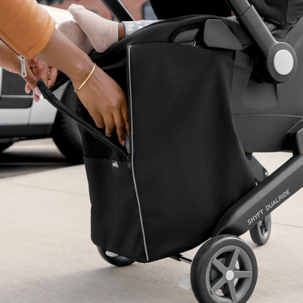 Shyft DualRide with Carryall Storage Infant Car Seat and Stroller Combo (Durham Green)