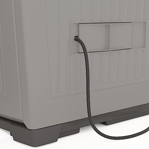 Suncast Backyard Outdoor Storage Peppercorn