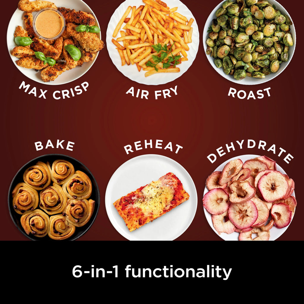 Ninja Air Fryer Pro XL 6-in-1 with 6.5 QT Capacity, Max Crisp, Air Fry, Air Roast, Bake, Reheat, Dehydrate, Max Crisp Technology, AF181
