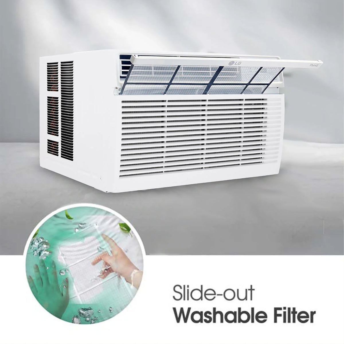 LG New 14,000 BTU 800 Sq ft Window Air Conditioner, LW1424RD