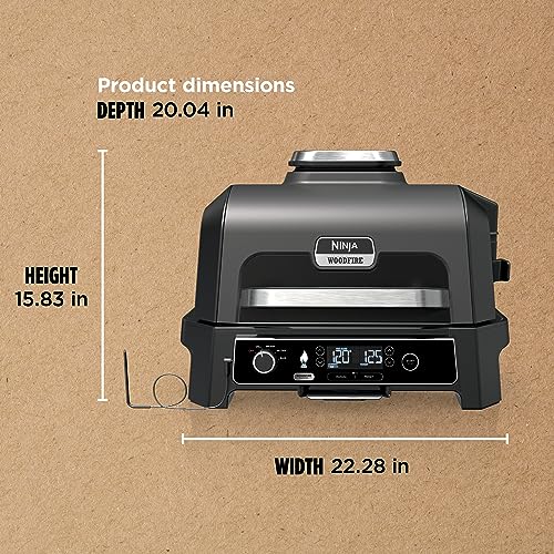Ninja OG850 Woodfire Thermometer Portable