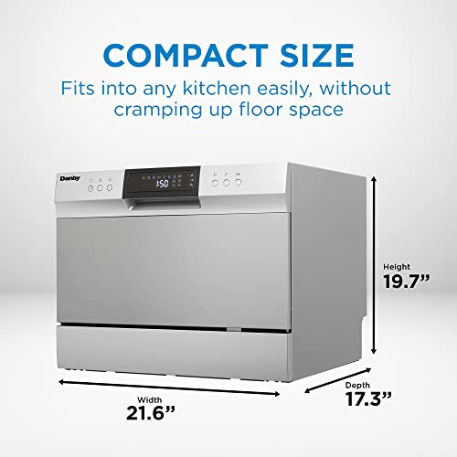 Danby DDW631SDB Countertop Dishwasher Stainless