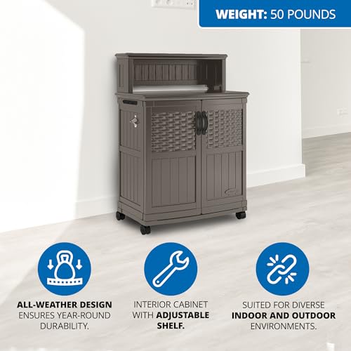 Suncast Plastic Storage Station Decorative