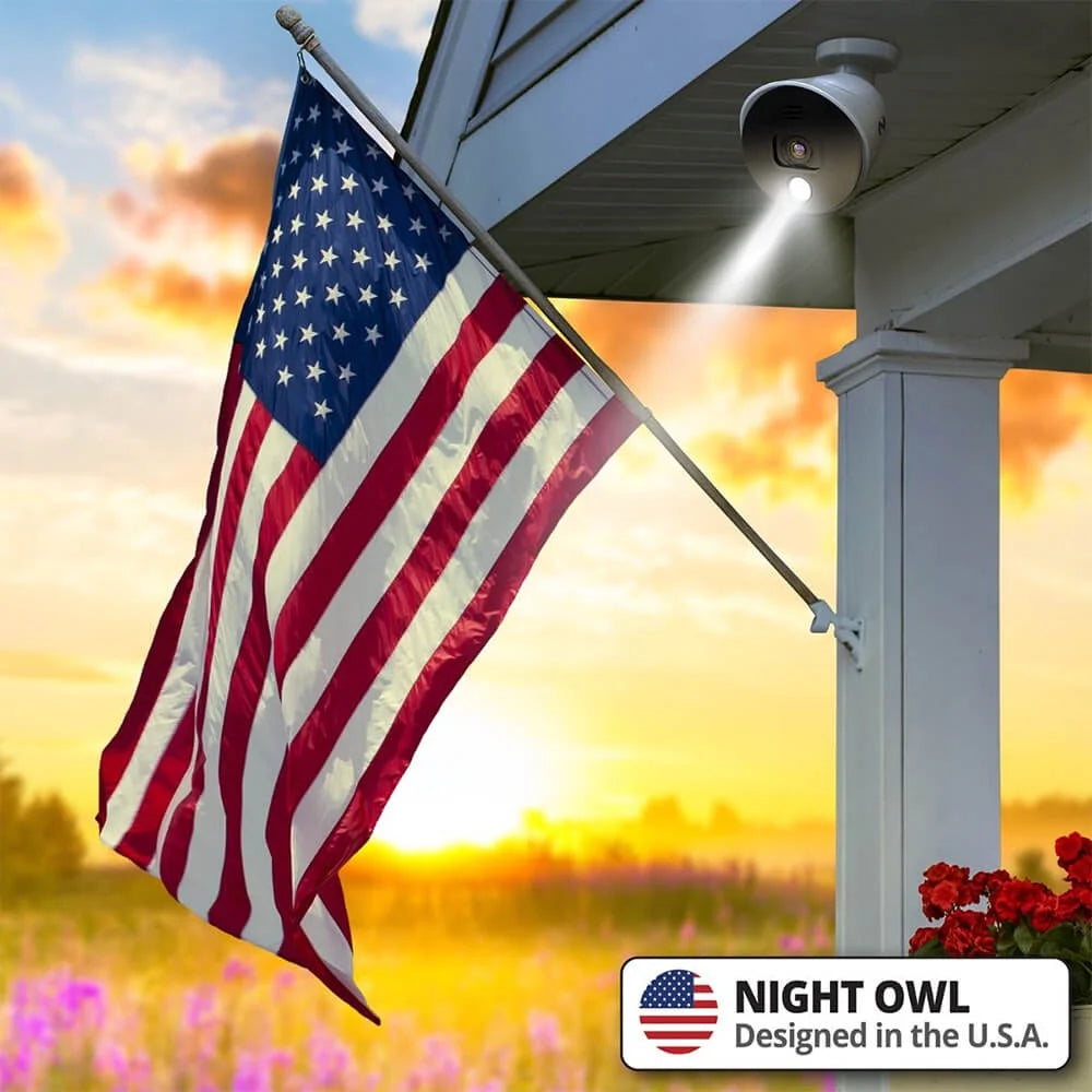 Night Owl BTD2818LSA BTD2 Series Bluetooth 8 Channel 1080p DVR & 8 x 1080p Light Cameras with Audio