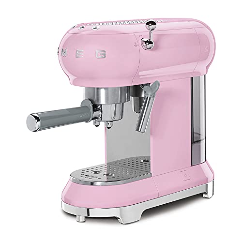 Smeg ECF01PKUS Espresso Machine Pink