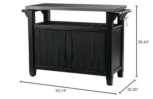 Keter Outdoor Entertainment Storage Graphite