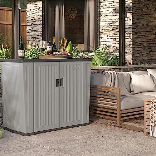 Suncast Backyard Outdoor Storage Peppercorn